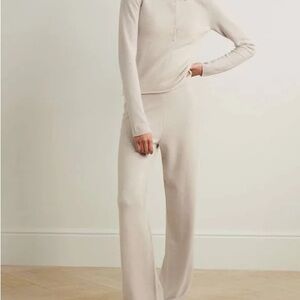 NWT: Skin Payton Women's Cashmere Wide-leg Pants